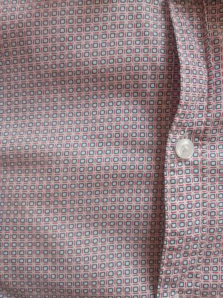 Camisa Guess rosa y blanca Roja y azul Original