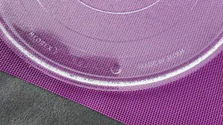 Piastra girevole per microonde