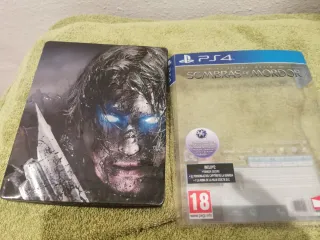 Steelbook PS4 Sombras Mordor Steelbook sin juego
