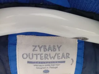 Abrigo Zybaby azul talla 3 años