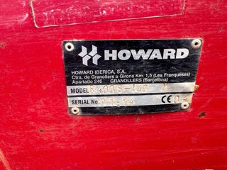 Rotovator rojo para tractor