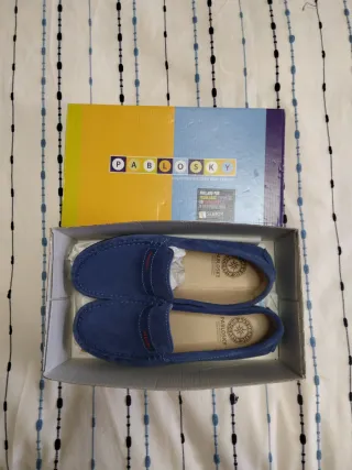Mocasines niño Pablosky Azul Talla 39