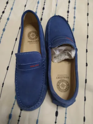Mocasines niño Pablosky Azul Talla 39