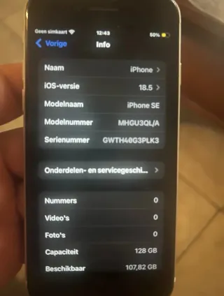 iPhone SE 2020 Plata 128GB