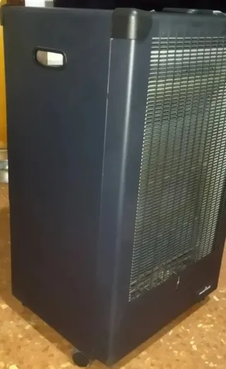 Estufa de gas Nevercold negra