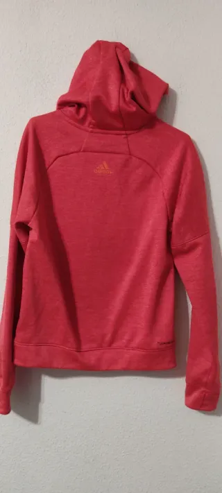 Sudadera Adidas Roja con Capucha