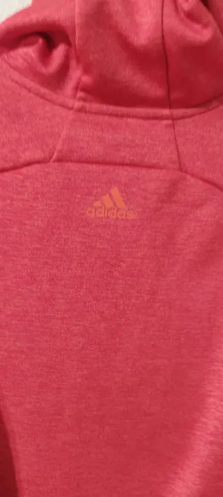 Sudadera Adidas Roja con Capucha