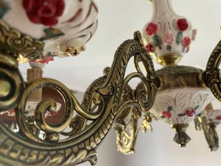 Lámpara de techo vintage floral