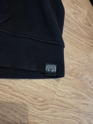 Sudadera original Six Valves con capucha negra L