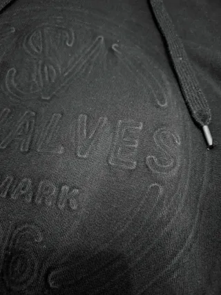 Sudadera original Six Valves con capucha negra L