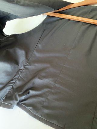 Chaleco joya sin mangas negro