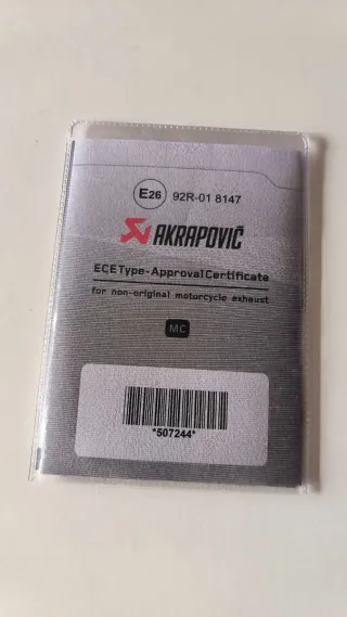 Escape Akrapovic BMW S 1000 XR