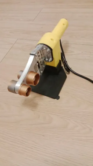 Cabezales soldadura tubo metal 3 piezas