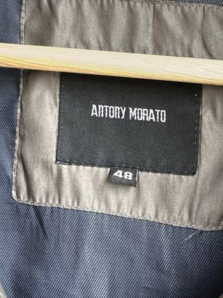Chaqueta Bomber Antonio Morato Talla 48 Gris Verde