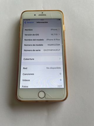 iPhone 8 Plus 256 GB Dorado
