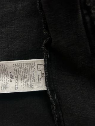 Chaqueta vaquera negra