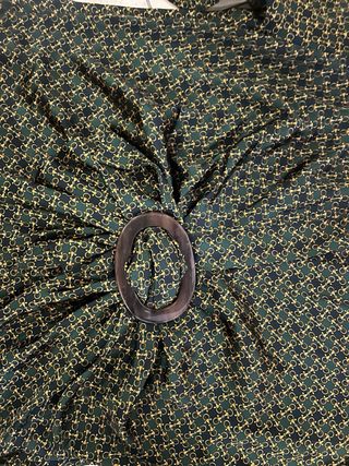 Vestido Zara verde con estampado