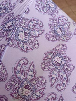 Paraguas Gloria Vanderbilt Lila Antiguo