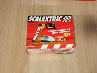 Scalextric C1-F1 + Cuentavueltas + Cruce