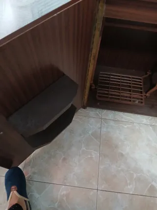 Mesa Máquina Coser Pedal Madera