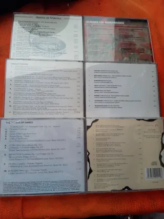 (Lote 12a) 6 CDs Música Clásica