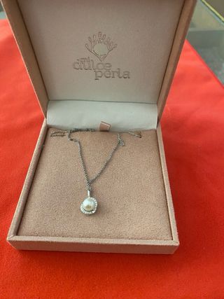 Colgante Mi dulce perla con circonitas