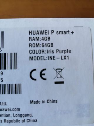 Huawei P Smart+ 64GB Viola