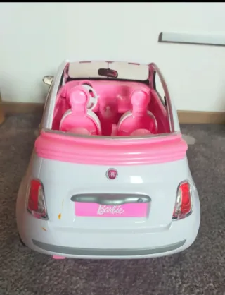 Coche Barbie Blanco y Rosa