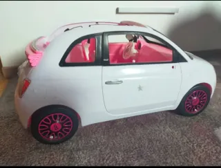 Coche Barbie Blanco y Rosa