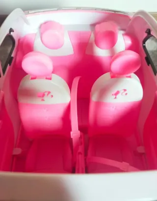 Coche Barbie Blanco y Rosa