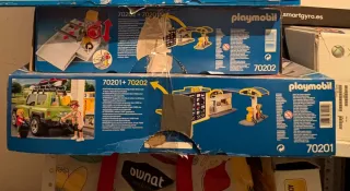 Playmobil 70202 + 70201 Estación de Servicio