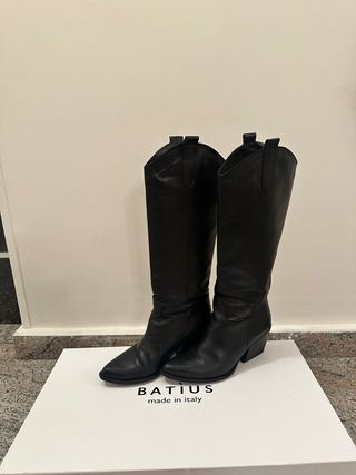 Texani Batius vera pelle neri