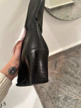 Texani Batius vera pelle neri