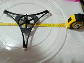 Piastra rotante grande per microonde