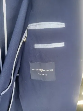 Chaqueta Álvaro Moreno Azul Caballero