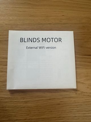 Motor persiana eléctrico con mando