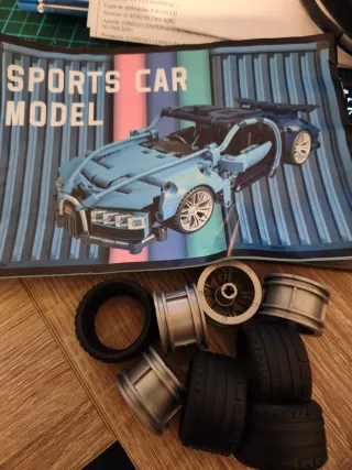 Auto sportiva in blocchi compatibile Lego nuovo