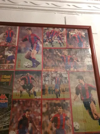 Cuadro Puzle Jugadores FC Barcelona 96