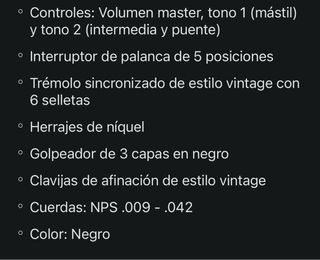 Fender Squier Classic Vibe 70s Stratocaster Negra