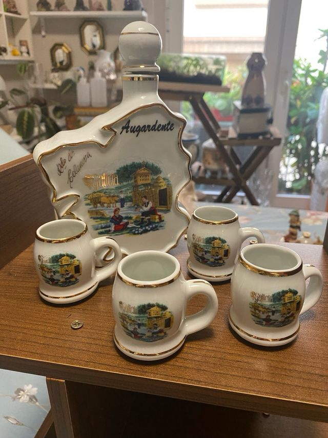 Botella Vintage Augardiente de Celanova