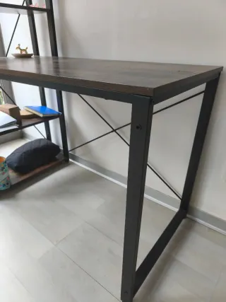 Escritorio Diseño Industrial Madera y Metal