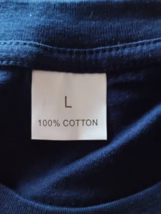 Camiseta algodón Front 242 azul talla L a estrenar