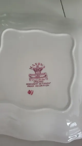 Fuentes de porcelana inglesa Mason's