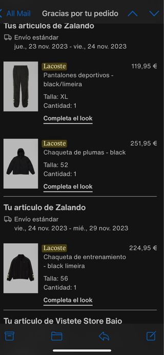 Lacoste Track Pants originals