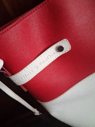Borsa Beverly Hills Polo Club rossa e bianca