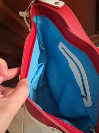 Borsa Beverly Hills Polo Club rossa e bianca