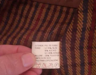 Chaquetón Piel Nobuck Hombre Marrón