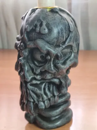 Candelabro Calavera Piedra