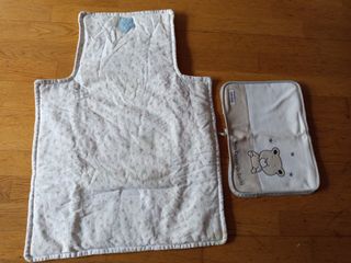 Organizzatore e fasciatoio portatile per neonati