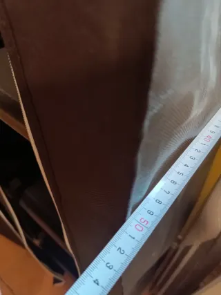 Guardaroba in tessuto e metallo nero/grigio